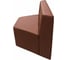Секция дивана Мягкий офис V Мозайка коричневая МЗКV601ПП 3