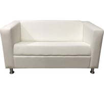 Диван Мягкий офис Аполло двухместный белый АП201МЛ