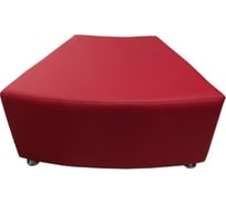 Одноместный пуф Мягкий офис Дуга красная ПФДГ101КР