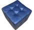 Пуф Мягкий офис Классик ромб синий перламутр ПФКЛРБ06СН 3