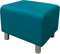 Пуф Мягкий офис Классик табурет бирюзовый ПФ2КЛ01БРЗ