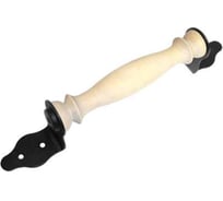 Ручка декоративная DOMART мод.2, без лака, черная 4620007785234