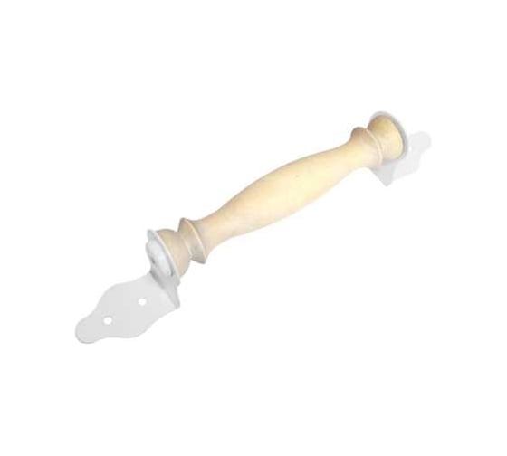 Ручка декоративная DOMART мод.2, без лака, белый 4620007785159 1