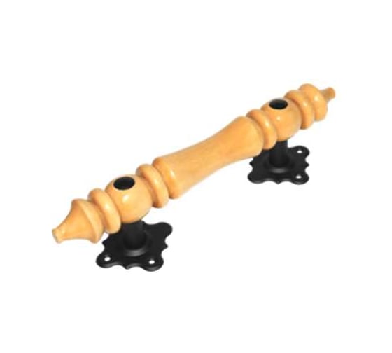 Ручка декоративная DOMART мод.19 (270) светлая черный 4620031748731 1