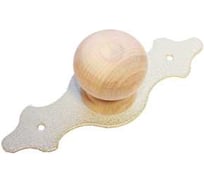 Ручка декоративная DOMART мод.3, без лака, белый антик 4620007785265