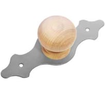 Ручка декоративная DOMART мод.3, без лака, серый металлик 4620007785326