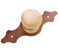 Ручка декоративная DOMART мод.3, без лака, коричневый металлик 4620007785289