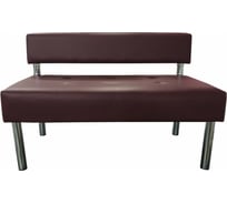 Секция дивана Мягкий офис Сатурн двухместная бордовая СТР605БРД