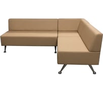 Угловой диван Мягкий офис Вайт четырехместный бежевый ВТ401БЖ