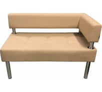 Секция дивана Мягкий офис Сатурн ЛП двухместная бежевая ЛПСТР601БЖ