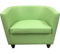 Кресло Мягкий офис Волна салатовый ВЛН101СЛТ