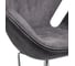Кресло BRADEX SWAN STYLE CHAIR тёмно-серый, искусственная замша FR 1046 9