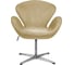 Кресло BRADEX SWAN STYLE CHAIR карамельный, искусственная замша FR 1045 1