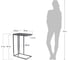Придиванный столик BRADEX Loft 50x30см, белый мрамор с белыми ножками RF 0359 2