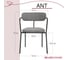 Стул BRADEX Ant букле серый RF 0864 6