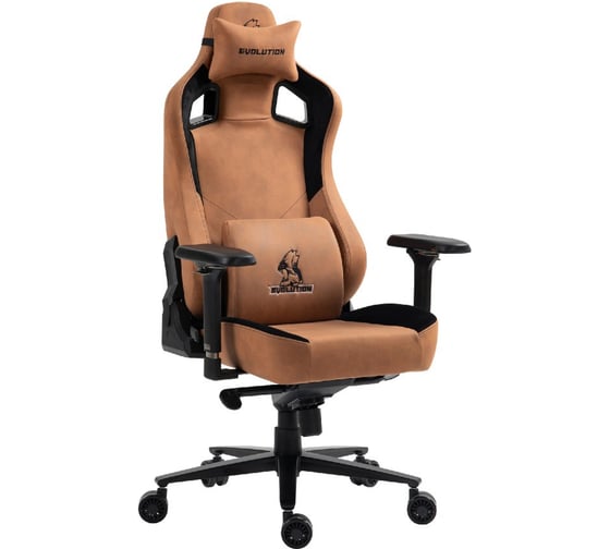 Кресло геймерское EVOLUTION PROJECT A FABRIC Brown 1