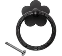 Ручка-кольцо DOMART РК-100 мод.4 сквозного монтажа чёрный 4660046018917