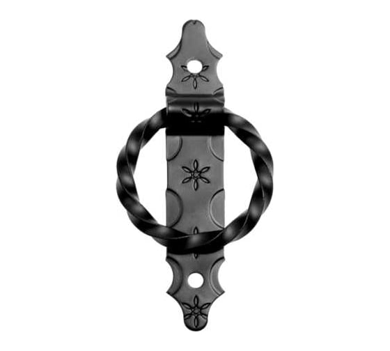 Ручка-кольцо DOMART РК-110 мод.1 /кованое/ черный серия Суздаль 4660046002961 1