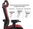 Кресло Byroom Office Flame Red CY8028-2P-R 10