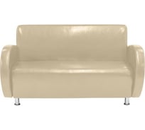 Диван Мягкий офис Классик двухместный бежевый КЛ202БЖ