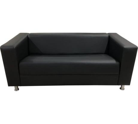 Диван Мягкий офис Аполло трехместный черный АП301ЧН