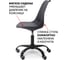 Офисное кресло Byroom Office EL'ff Black VC1007O-B 3