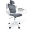 Офисное кресло BYROOM Office Сhallenge dark grey HS-6305W-2-DG 2