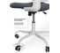 Офисное кресло BYROOM Office Сhallenge dark grey HS-6305W-2-DG 7