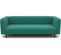 Диван офисный 3-х местный Шарм Акцент велюр, бирюзовый 24062028308