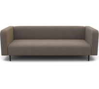 Диван офисный 3-х местный Шарм Акцент велюр, светло-коричневый 24062028307