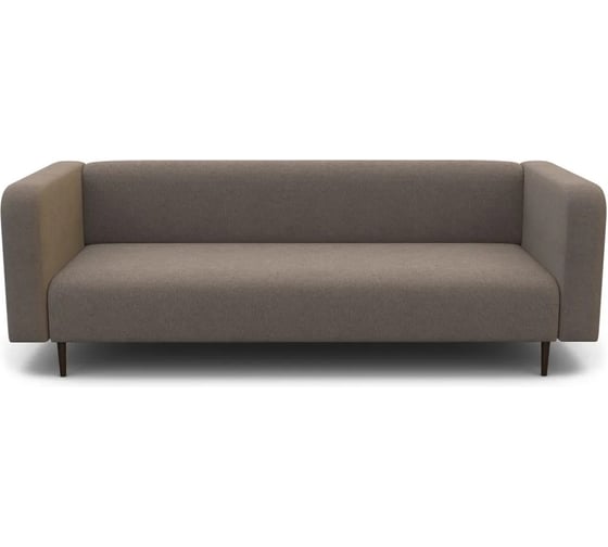 Диван офисный 3-х местный Шарм Акцент велюр, светло-коричневый 24062028307 1