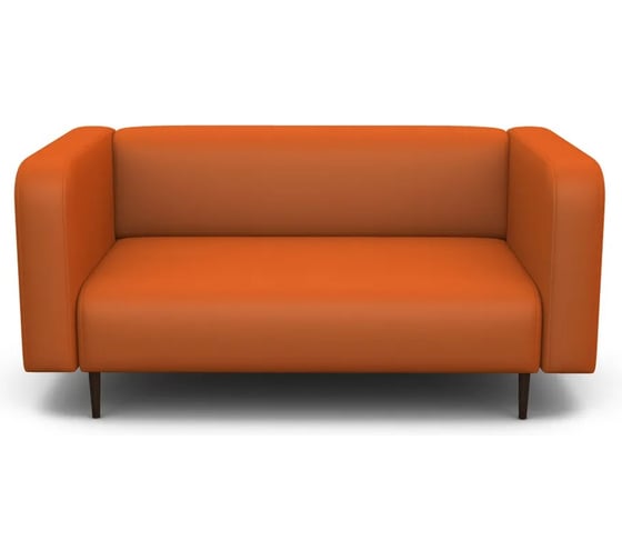 Диван офисный Шарм Акцент экокожа оранжевый 24062028314 1