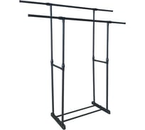 Телескопическая двойная напольная вешалка для одежды Helex W-05