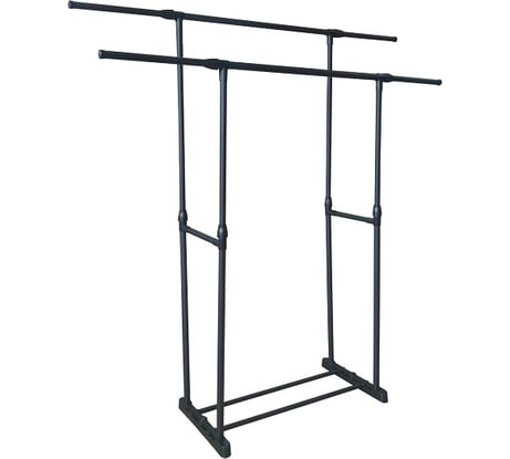 Телескопическая двойная напольная вешалка для одежды Helex W-05