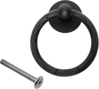 Ручка-кольцо DOMART РК-80 мод.8 сквозного монтажа чёрный 4660046018894