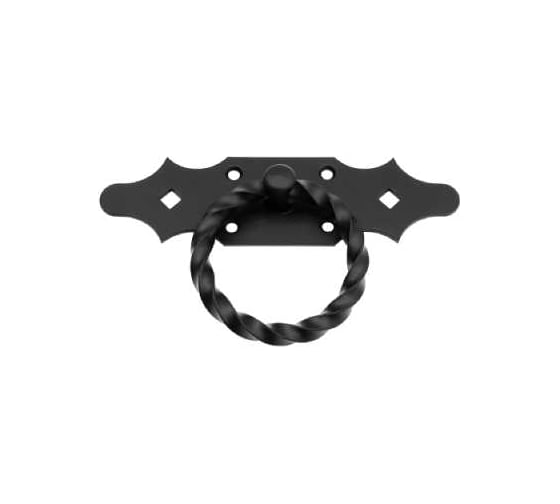 Ручка-кольцо DOMART РК-80 мод.5 /кованое/ черненое серебро серия Суздаль 4660046006594 1