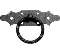 Ручка-кольцо DOMART РК-80 мод.6 /кованое/ черный серия Ярославль 4660046006693