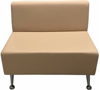 Секция дивана Мягкий офис Вайт одноместная бежевая ВТ501БЖ