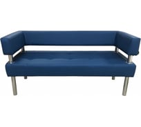 Диван Мягкий офис Сатурн трехместный синий СТР301СН