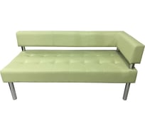 Секция дивана Мягкий офис Сатурн ЛП 0452 трехместная светло-зеленая ЛПСТР701ЗЛ1