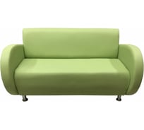 Диван Мягкий офис Классик двухместный салатовый КЛ201СЛТ