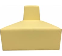 Секция дивана Мягкий офис А Мозайка Oregon 22 бледно-желтая МЗКА201ЖЛТ1