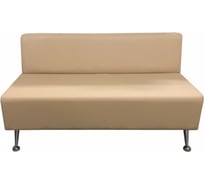 Секция дивана Мягкий офис Вайт двухместная бежевая ВТ601БЖ