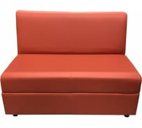Секция дивана Мягкий офис Кардинал двухместная оранжевая КРД601ОР
