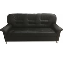 Диван Мягкий офис Премьер с механизмом трехместный черный ПРМ301ЧН_MH