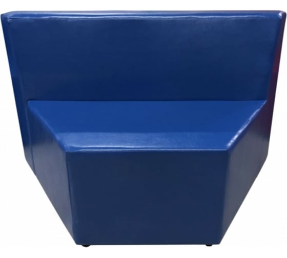 Секция дивана Мягкий офис V Мозаика синяя МЗКV602СН 1