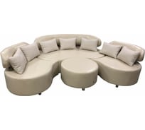 Модульный диван Мягкий офис Артемида бежевый КОМАРМ602БЖ