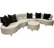 Модульный диван Мягкий офис Артемида кремовый КОМАРМ602КРМ