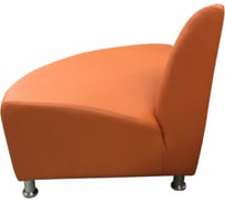 Угловая секция дивана Мягкий офис Блюз внешняя оранжевая БЛЗ901ОР