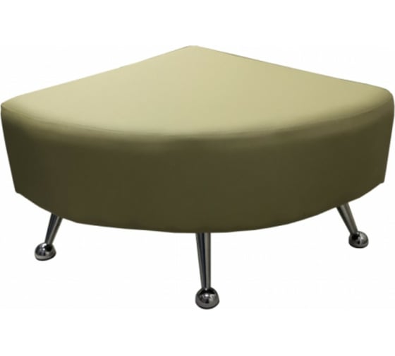 Угловой пуф Мягкий офис 90 Вайт фисташковый ПФ2УГВТ01ФСТ 1